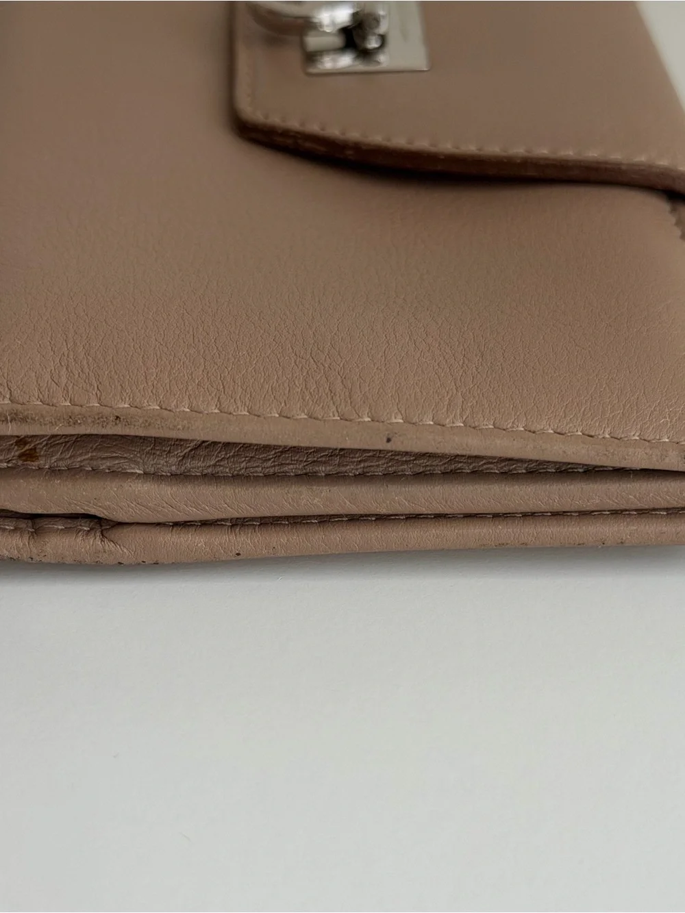 Authentic Salvatore Ferragamo Gancini Continental Leather Wallet